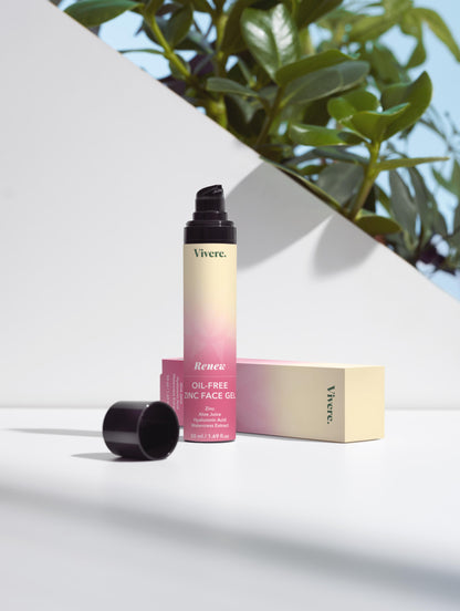 Oil-Free Zinc Face Gel for Men