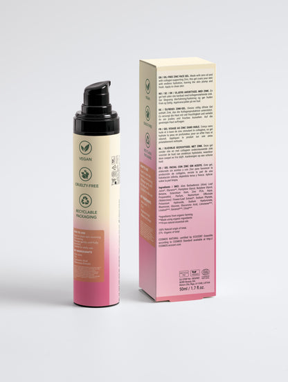 Oil-Free Zinc Face Gel for Men